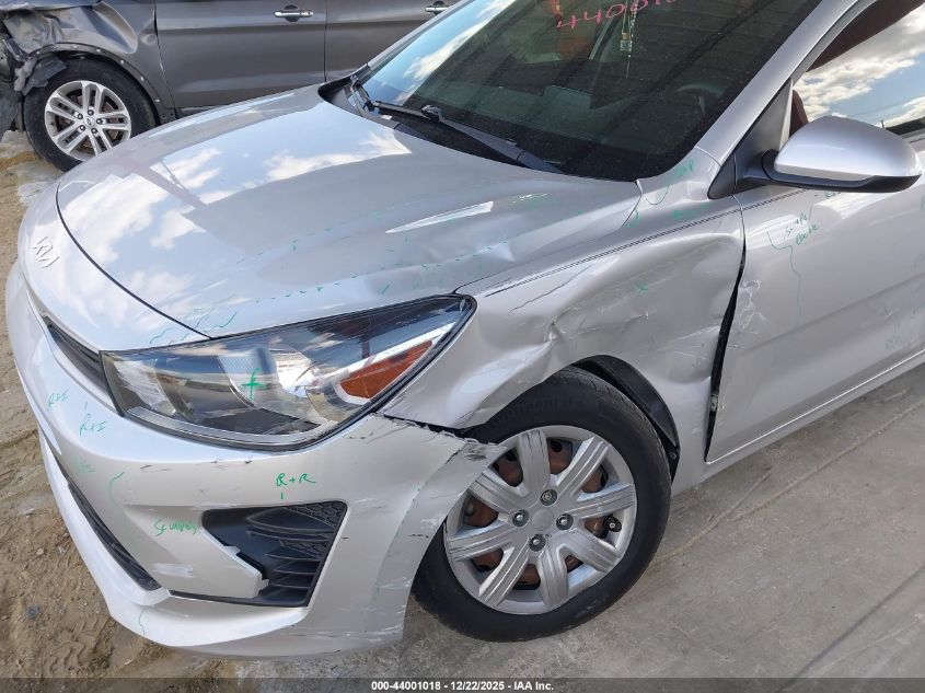 2022 Kia Rio S VIN: 3KPA24AD1NE455011 Lot: 44001018
