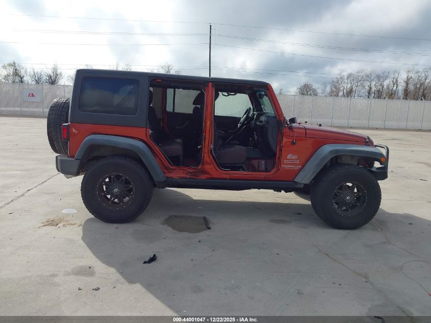2014 Jeep Wrangler Unlimited Sport VIN: 1C4BJWDG1EL270330 Lot: 44001047