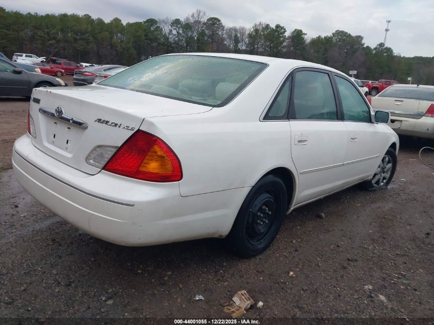 2000 Toyota Avalon Xls VIN: 4T1BF28B9YU111400 Lot: 44001055
