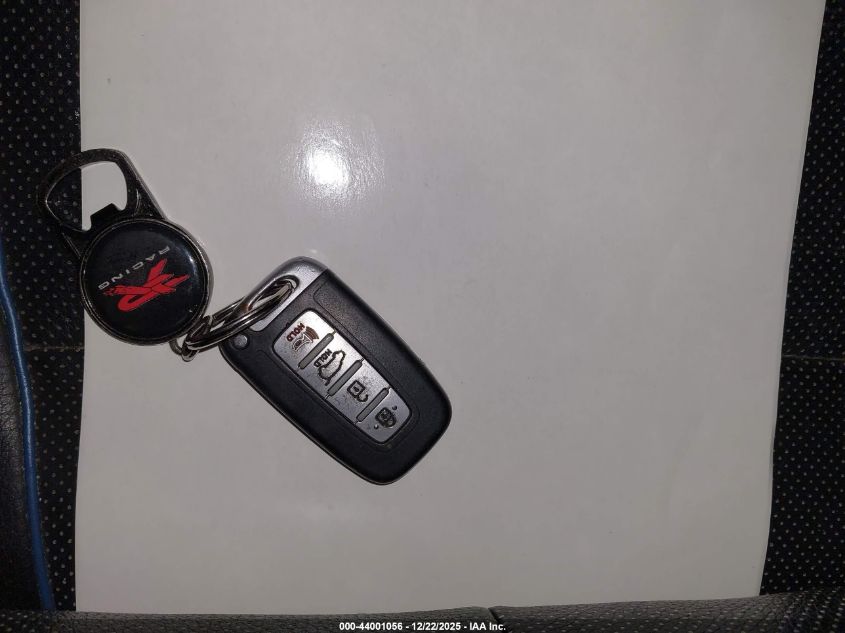 2013 Hyundai Veloster Turbo W/Blue VIN: KMHTC6AEXDU098336 Lot: 44001056