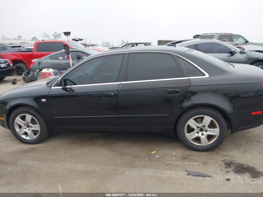 AUDI A4 2006 VIN WAUDF78E56A271158