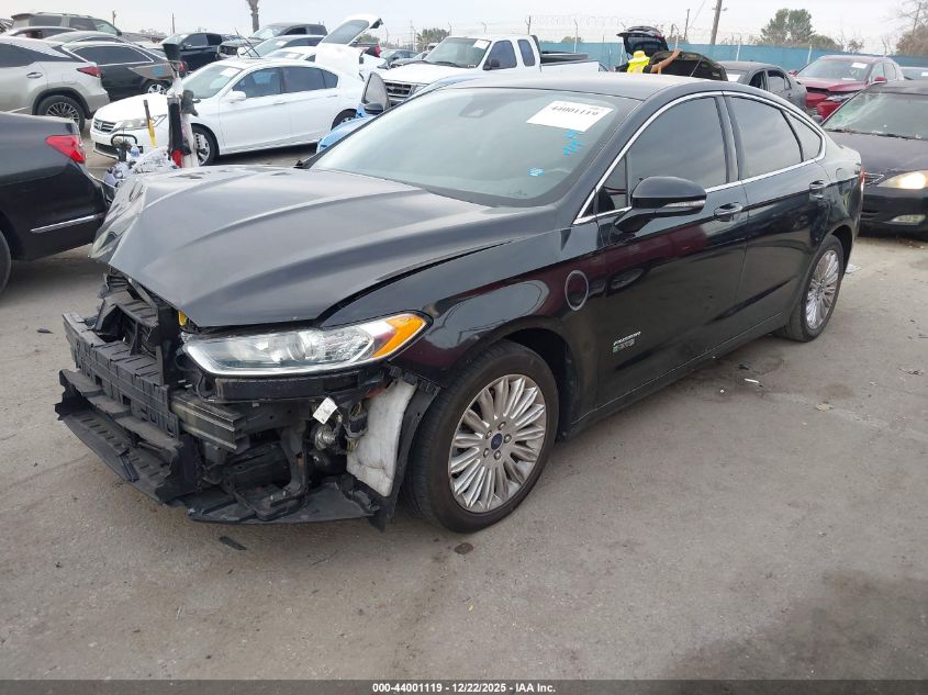 2014 Ford Fusion Energi Titanium VIN: 3FA6P0SU1ER337411 Lot: 44001119