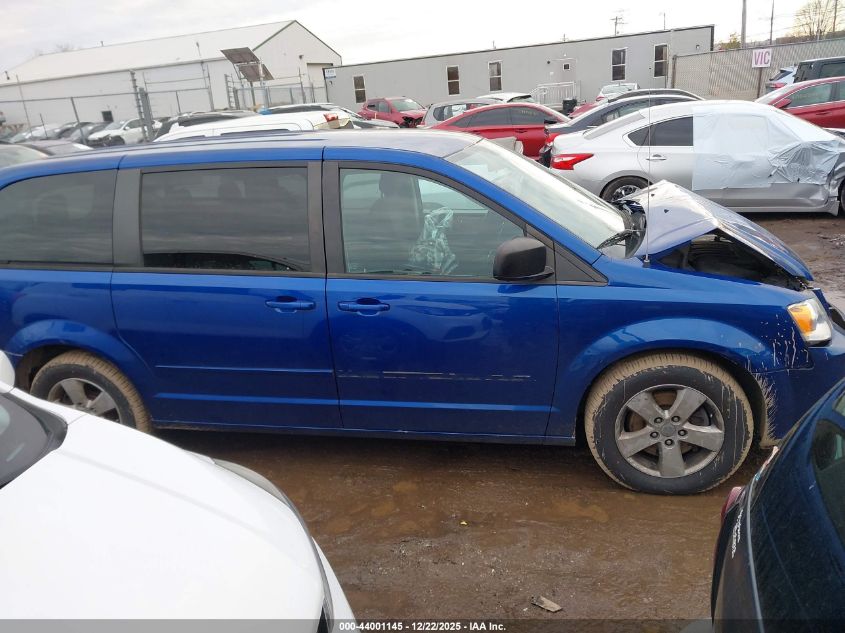 2013 Dodge Grand Caravan Se VIN: 2C4RDGBG8DR695905 Lot: 44001145
