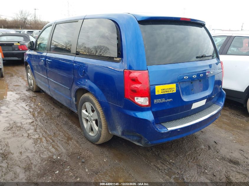 2013 Dodge Grand Caravan Se VIN: 2C4RDGBG8DR695905 Lot: 44001145