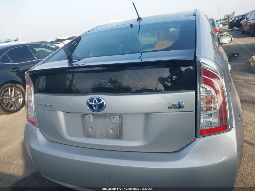 2015 Toyota Prius Two VIN: JTDKN3DU6F1935728 Lot: 44001172