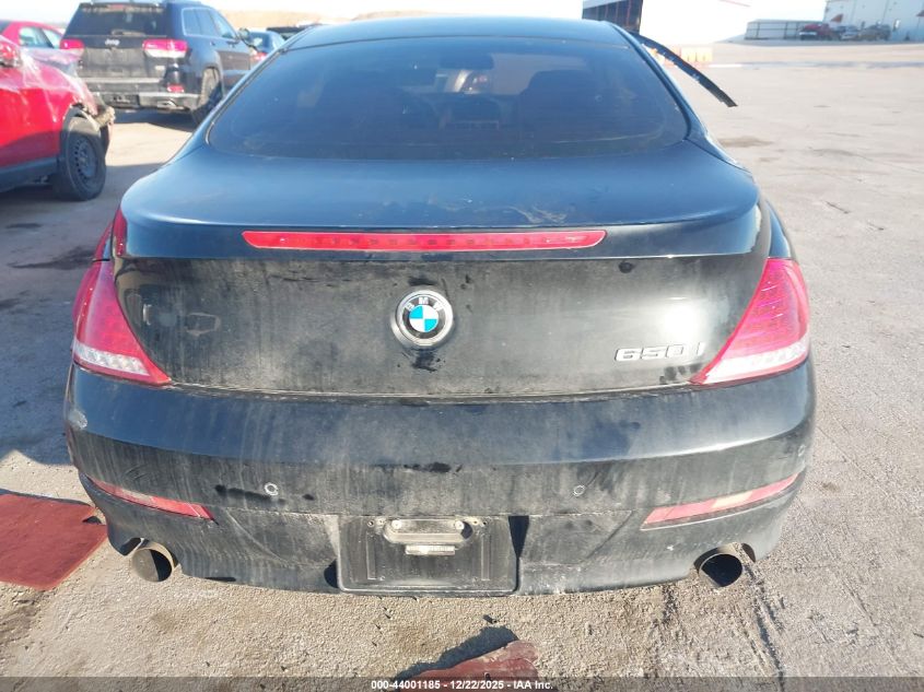 2010 BMW 650I VIN: WBAEA5C59ACV92986 Lot: 44001185
