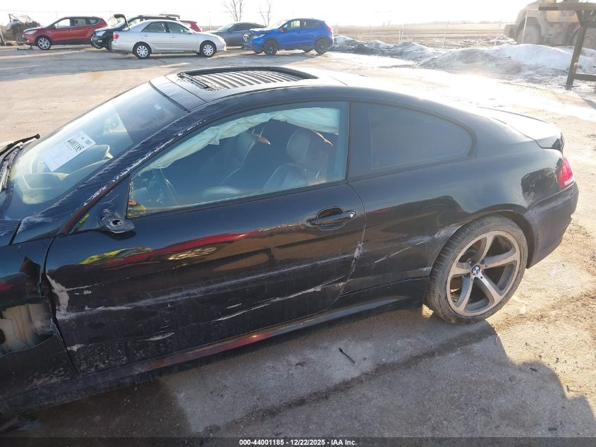 2010 BMW 650I VIN: WBAEA5C59ACV92986 Lot: 44001185