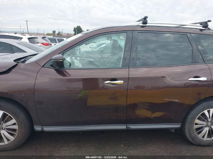 2019 Nissan Pathfinder Sl VIN: 5N1DR2MN4KC632022 Lot: 44001192