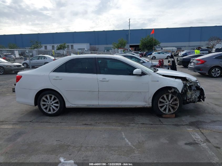 2013 Toyota Camry Hybrid Xle VIN: 4T1BD1FKXDU078338 Lot: 44001198