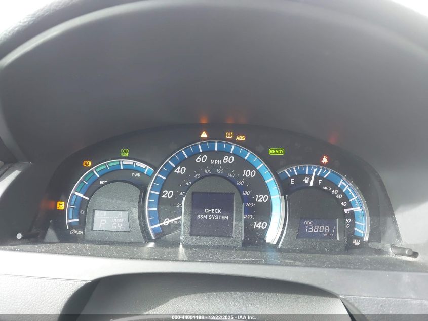 2013 Toyota Camry Hybrid Xle VIN: 4T1BD1FKXDU078338 Lot: 44001198