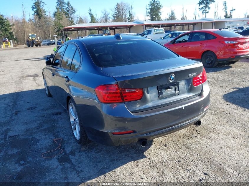 2013 BMW 335I VIN: WBA3A9G57DNP36391 Lot: 44001204