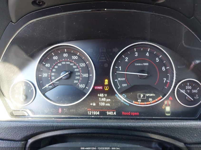 2013 BMW 335I VIN: WBA3A9G57DNP36391 Lot: 44001204