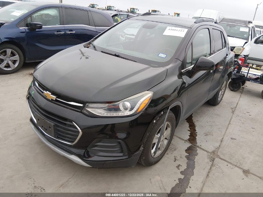 2019 Chevrolet Trax Lt VIN: 3GNCJLSB2KL318239 Lot: 44001223