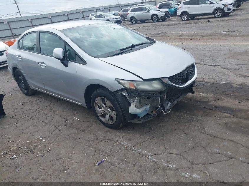 2013 Honda Civic Lx VIN: 19XFB2F50DE240164 Lot: 44001269