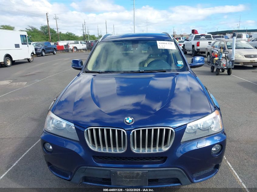 2014 BMW X3 xDrive28I VIN: 5UXWX9C55E0D11935 Lot: 44001328