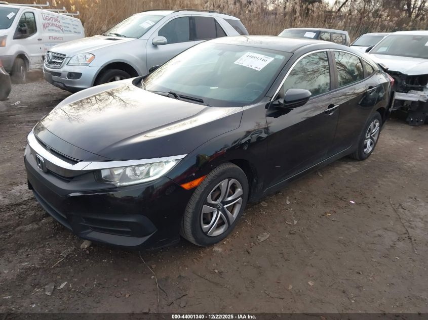 2017 Honda Civic Lx VIN: 19XFC2F56HE233755 Lot: 44001340