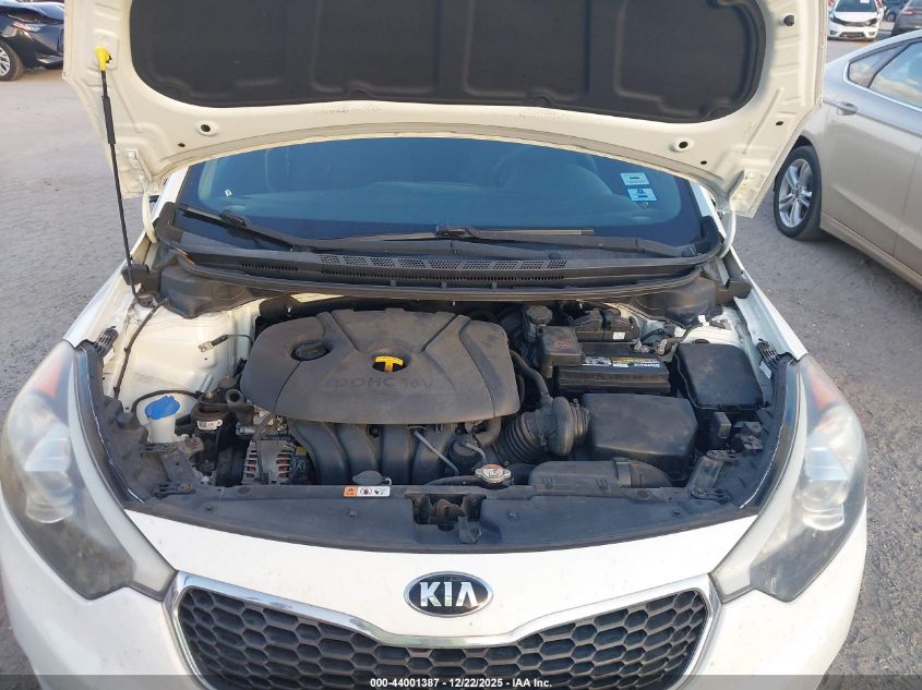 2016 Kia Forte Lx VIN: KNAFK4A6XG5588126 Lot: 44001387