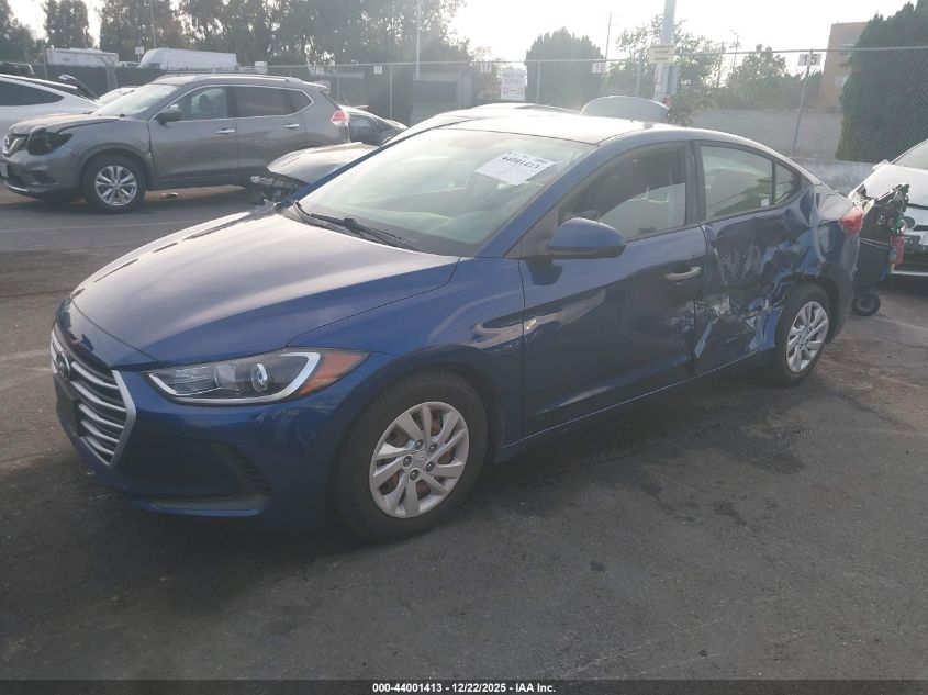 2018 Hyundai Elantra Se VIN: 5NPD74LFXJH341673 Lot: 44001413