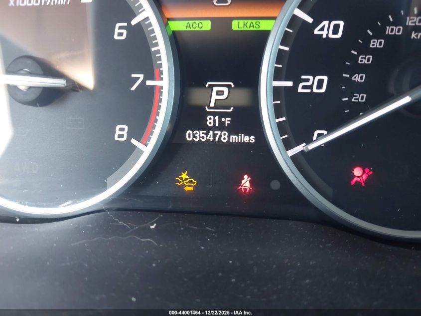 2018 Acura Rdx Advance Package VIN: 5J8TB4H76JL002515 Lot: 44001464