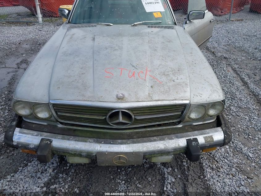 1983 Mercedes-Benz 380 Sl VIN: WDBBA45A9DB025468 Lot: 44001499