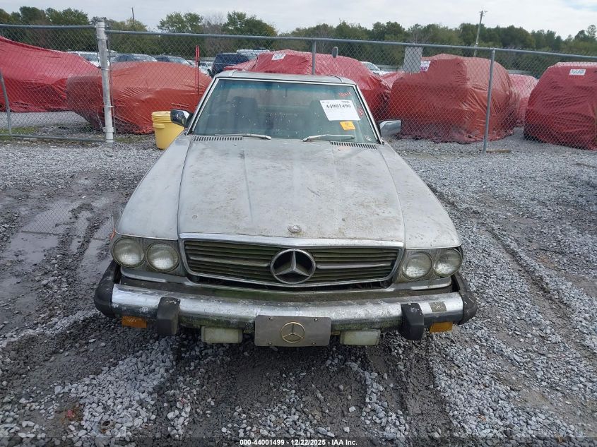 1983 Mercedes-Benz 380 Sl VIN: WDBBA45A9DB025468 Lot: 44001499
