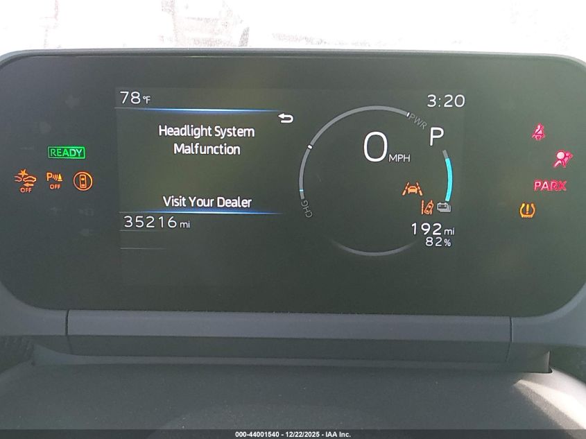 2023 Toyota Bz4X Xle VIN: JTMABACA4PA040112 Lot: 44001540