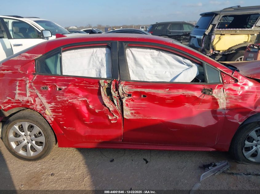 2021 Toyota Corolla Le VIN: 5YFEPMAE8MP252173 Lot: 44001546