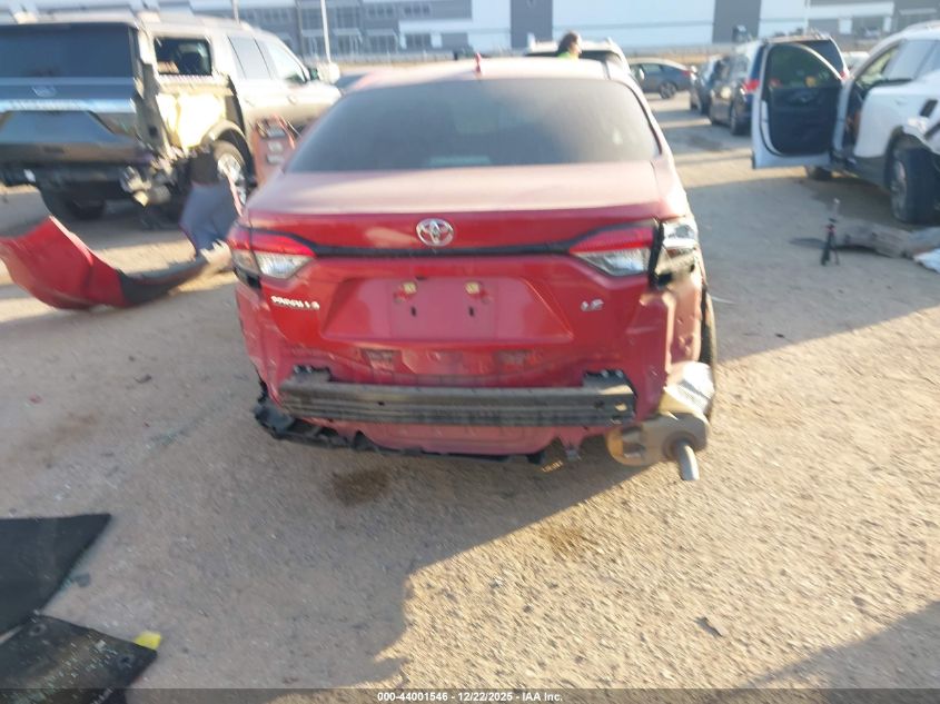 2021 Toyota Corolla Le VIN: 5YFEPMAE8MP252173 Lot: 44001546