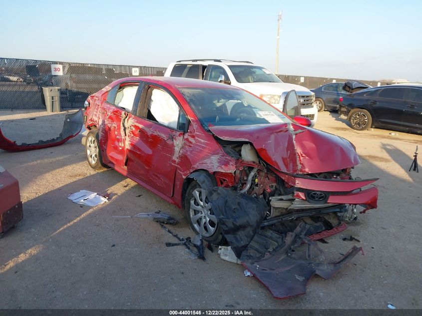 2021 Toyota Corolla Le VIN: 5YFEPMAE8MP252173 Lot: 44001546