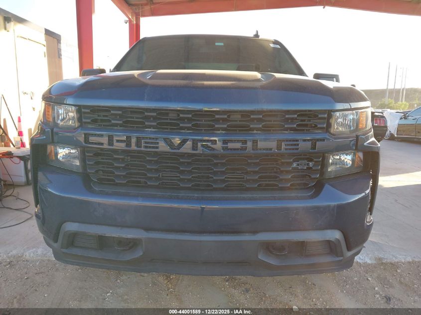 2020 Chevrolet Silverado 1500 2Wd Standard Bed Custom VIN: 1GCRWBEK1LZ367291 Lot: 44001589