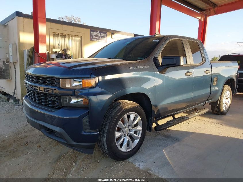 2020 Chevrolet Silverado 1500 2Wd Standard Bed Custom VIN: 1GCRWBEK1LZ367291 Lot: 44001589