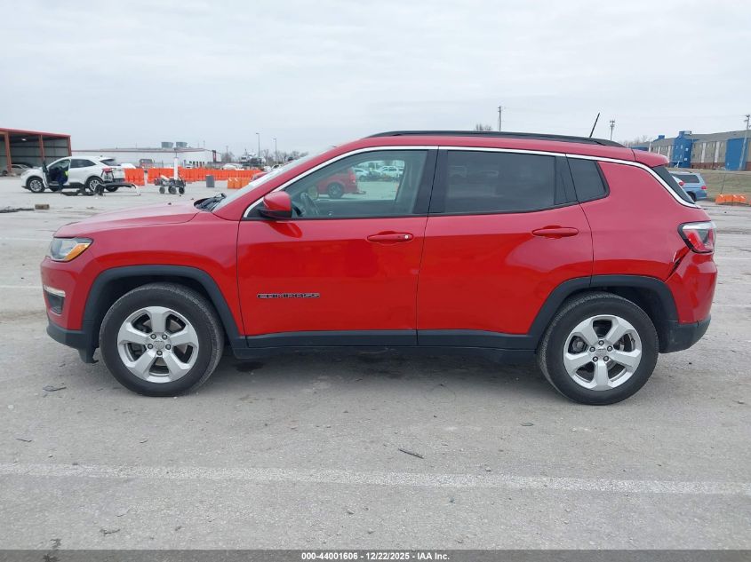 2019 Jeep Compass Latitude Fwd VIN: 3C4NJCBB2KT677477 Lot: 44001606