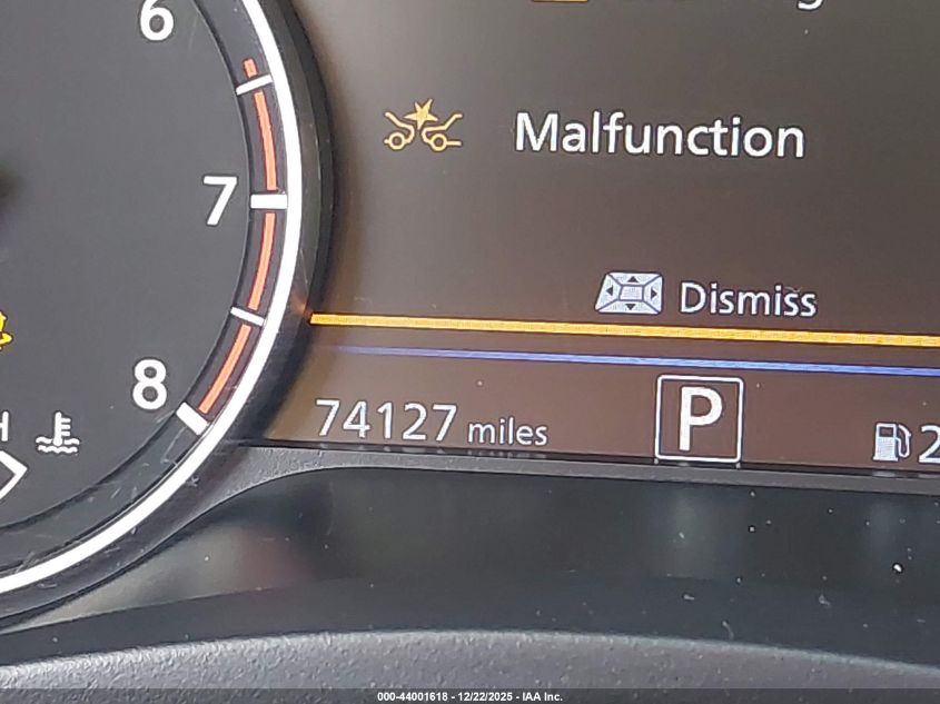 2019 Nissan Altima 2.5 Sr VIN: 1N4BL4CV7KC118469 Lot: 44001618