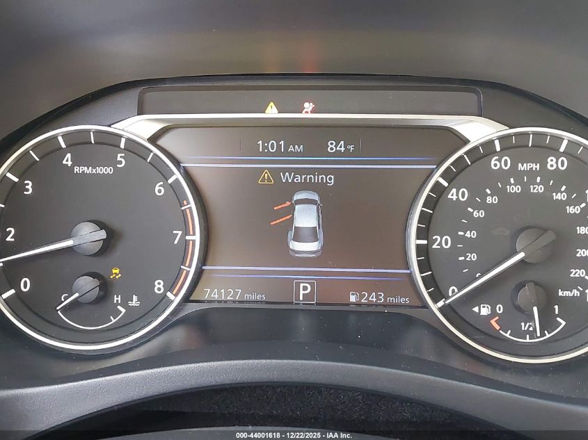 2019 Nissan Altima 2.5 Sr VIN: 1N4BL4CV7KC118469 Lot: 44001618