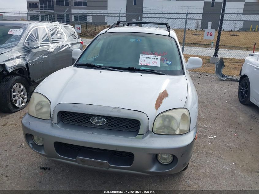 2003 Hyundai Santa Fe Gls/Lx VIN: KM8SC13E93U530778 Lot: 44001660