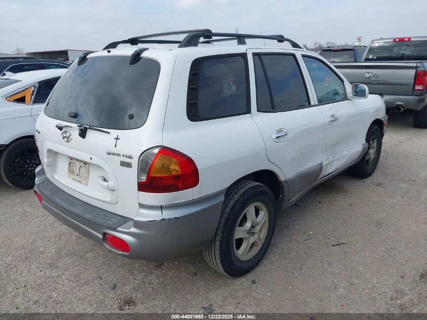 2003 Hyundai Santa Fe Gls/Lx VIN: KM8SC13E93U530778 Lot: 44001660