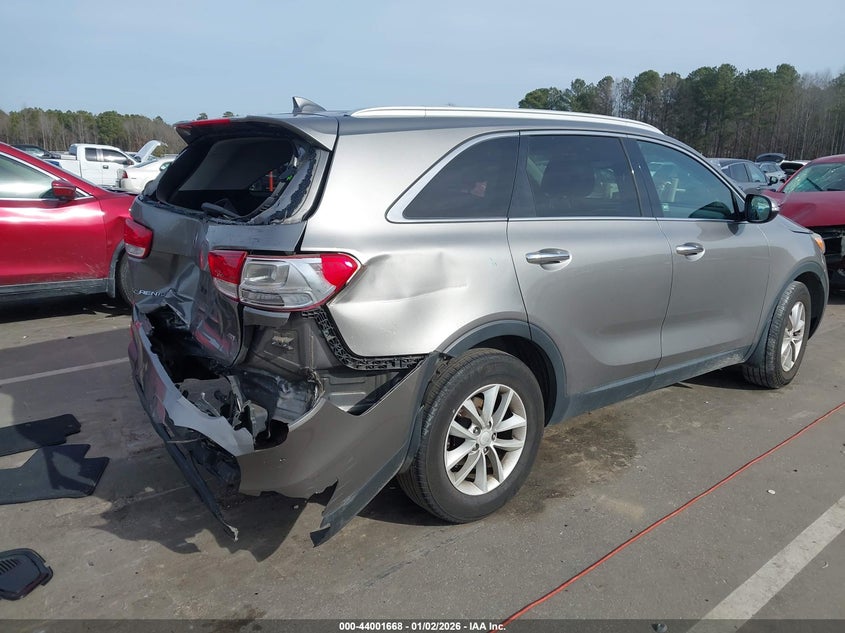 Vin: 5xypg4a31gg175517, lot: 44497410, kia sorento 2.4l lx 20164