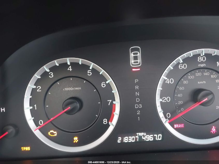 2011 Honda Accord 2.4 Ex-L VIN: 1HGCP2F83BA148286 Lot: 44001698