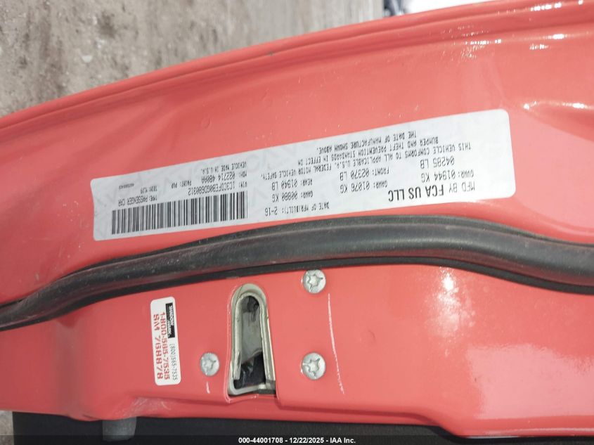 2016 Dodge Dart Gt VIN: 1C3CDFEB0GD680312 Lot: 44001708