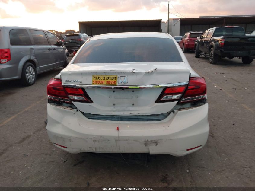 2014 Honda Civic Ex VIN: 19XFB2F83EE058812 Lot: 44001716