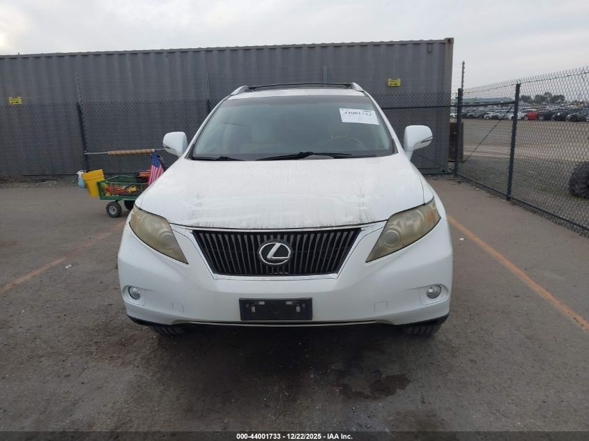 2010 Lexus Rx 350 VIN: JTJZK1BAXA2405718 Lot: 44001733