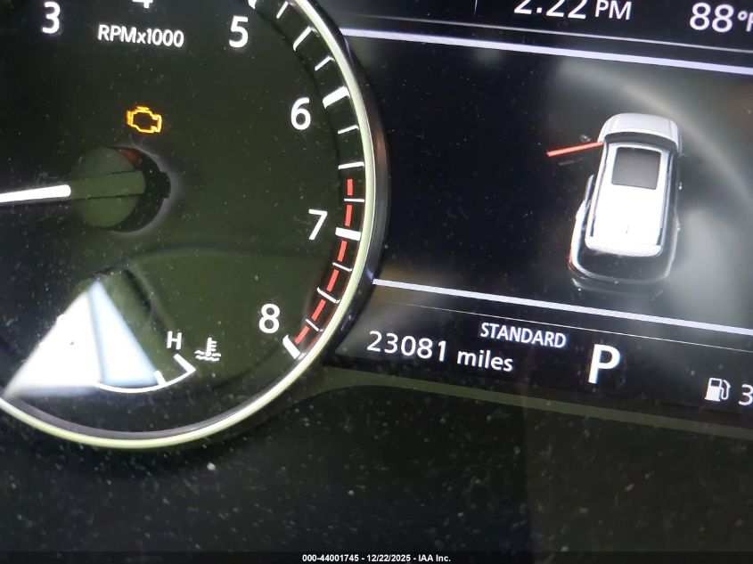 2025 Nissan Pathfinder Sv Fwd VIN: 5N1DR3BA6SC210789 Lot: 44001745