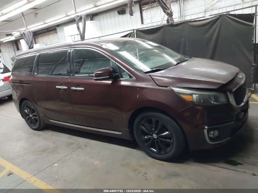 2016 Kia Sedona Sx Luxury VIN: KNDME5C17G6143586 Lot: 44001752