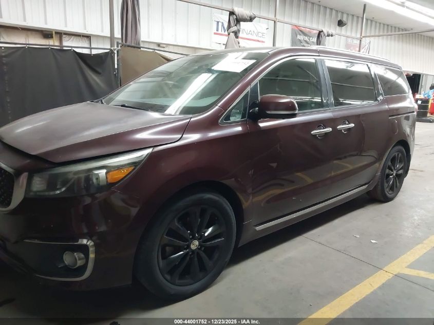 2016 Kia Sedona Sx Luxury VIN: KNDME5C17G6143586 Lot: 44001752