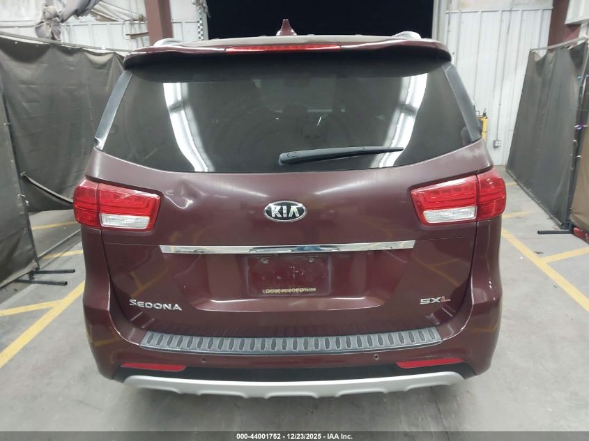 2016 Kia Sedona Sx Luxury VIN: KNDME5C17G6143586 Lot: 44001752