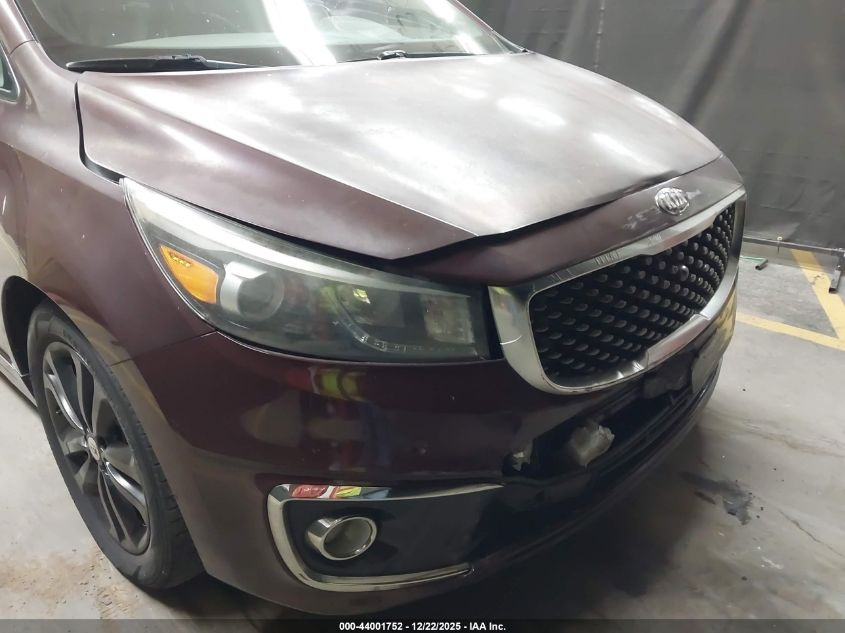 2016 Kia Sedona Sx Luxury VIN: KNDME5C17G6143586 Lot: 44001752