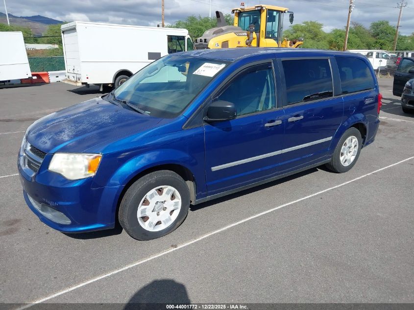 2011 Dodge Grand Caravan C/V VIN: 2D4RN1AG7BR720661 Lot: 44001772