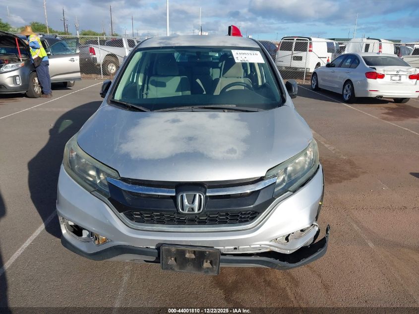 2016 Honda Cr-V Lx VIN: 2HKRM3H31GH533452 Lot: 44001810