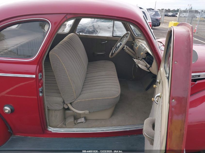 1940 Chev Special Deluxe VIN: 3174900 Lot: 44001826