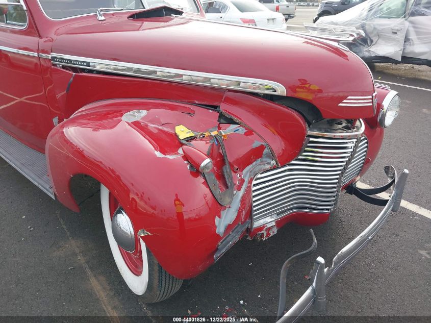 1940 Chev Special Deluxe VIN: 3174900 Lot: 44001826